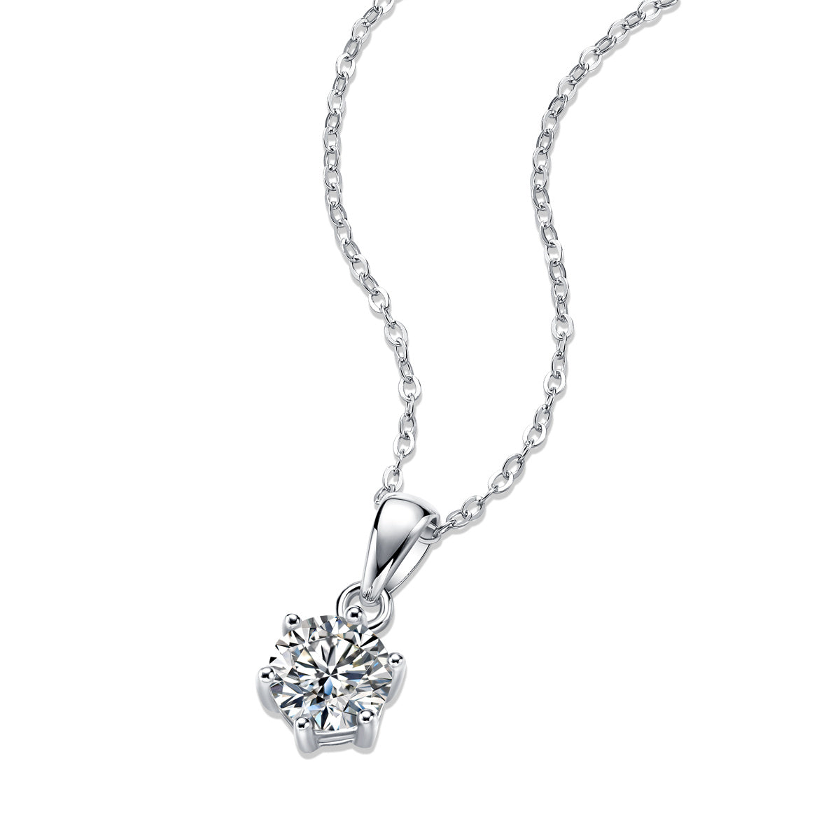 Breeze Dance” – Moissanite Necklace Trio Set (1ct–3ct)